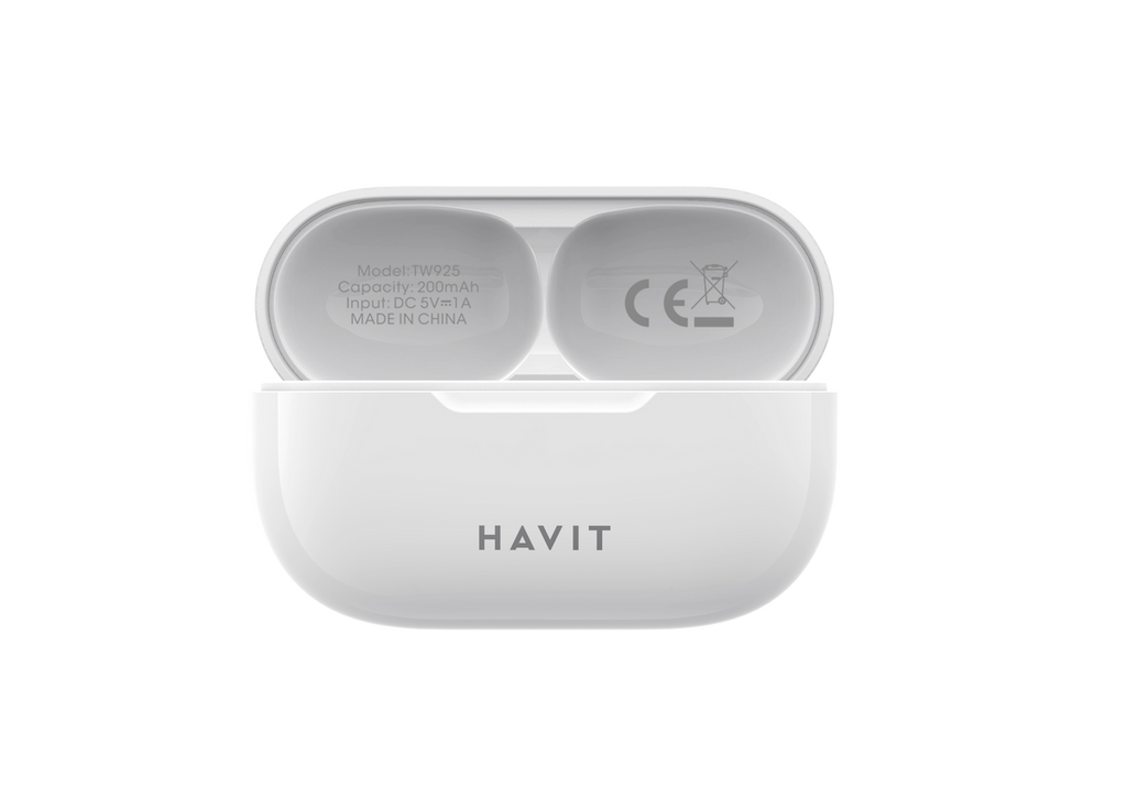 ‎ HAVIT TW925 -TWS Earpods |
White & Black