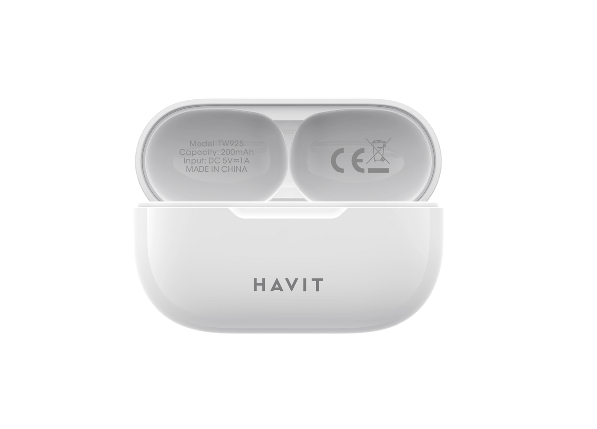 ‎ HAVIT TW925 -TWS Earpods |
White & Black